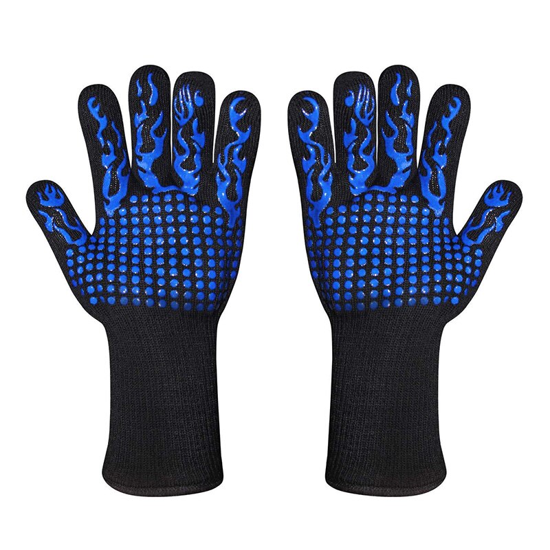 PizzAtHome Grill Wärmedämmung Handschuhe Hohe Temperatur Widerstand 800 ℃ Handschuh Backen Grill Mikrowelle Handschuhe: Muster 7