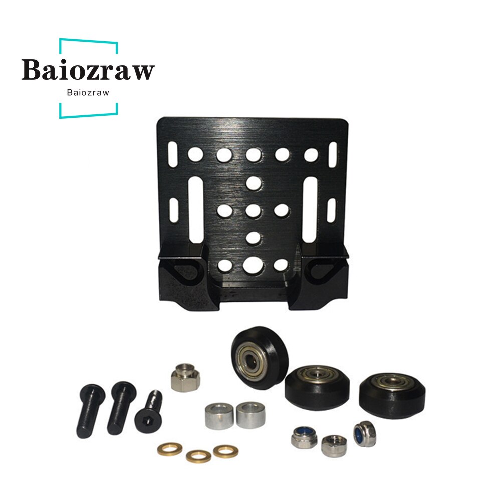 3D Printer Part Openbuilds V Gantry Plat Set T3x65.5x65.5 Pulley Suites for / 2040 V-slot Aluminum Profiles Wheels