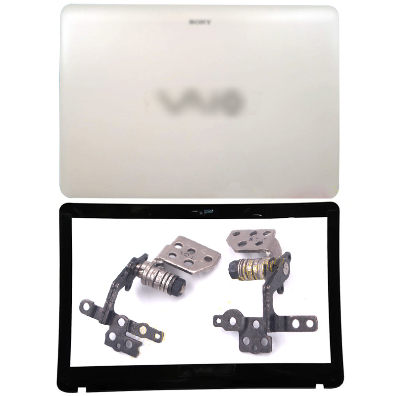 Laptop Case Non-Touch Lcd Back Cover/Front Bezel/Scharnieren Voor Sony Vaio SVF15 SVF152 SVF153 SVF152A23T SVF15 FIT15 Notebook