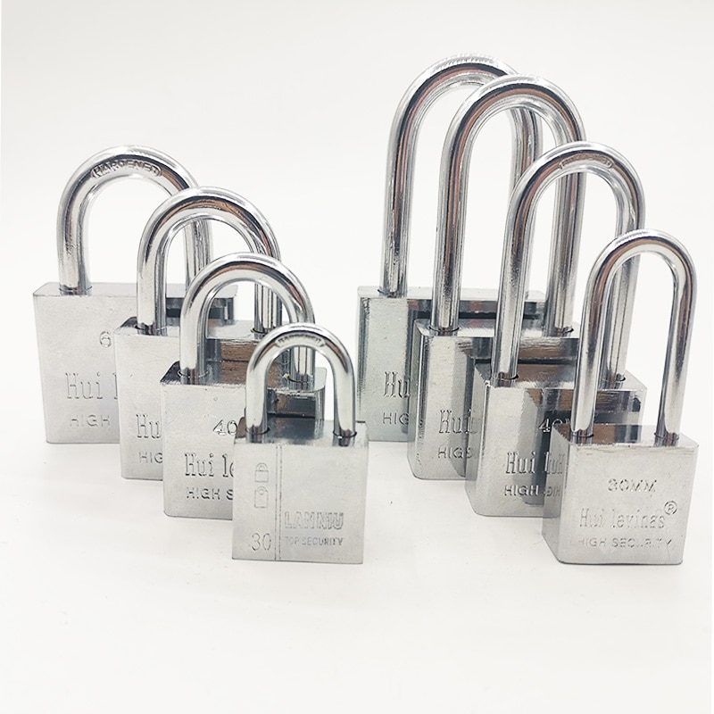 Rustfrit stål hængelås skab udendørs lås holdbar brug heavy duty høj sikkerhed solid lås dør gate box sikkerhed