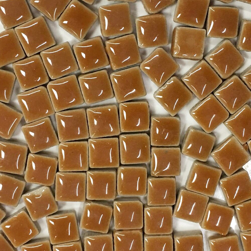Azulejos de mosaico de vidrio Multicolor, azulejos cuadrados de cerámica, DIY, manualidades de pared, 100 Uds.: 22