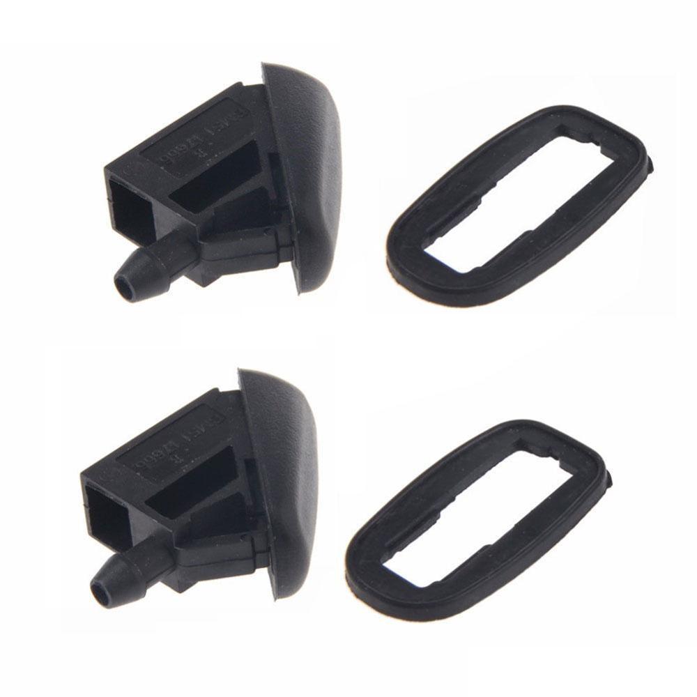 2Pcs fan-shaped water mist windshield washer nozzle sprays, used to load front windshield nozzle nozzle auto parts: Default Title