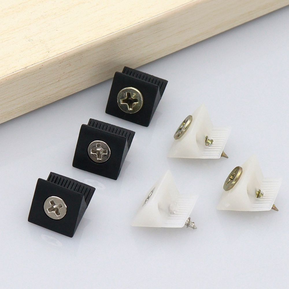 50 Stck Möbel Brust Schublade Boden Reparatur Fix Ausbessern Ecke Klammern Mit Schraube Bausatz Hardware- Zubehör