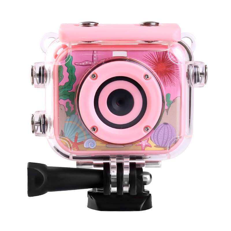 Fotocamera digitale per bambini fotocamera digitale per bambini regali di compleanno impermeabile 2.0 pollici 1080P HD videocamera sportiva per bambini: Pink / Standard