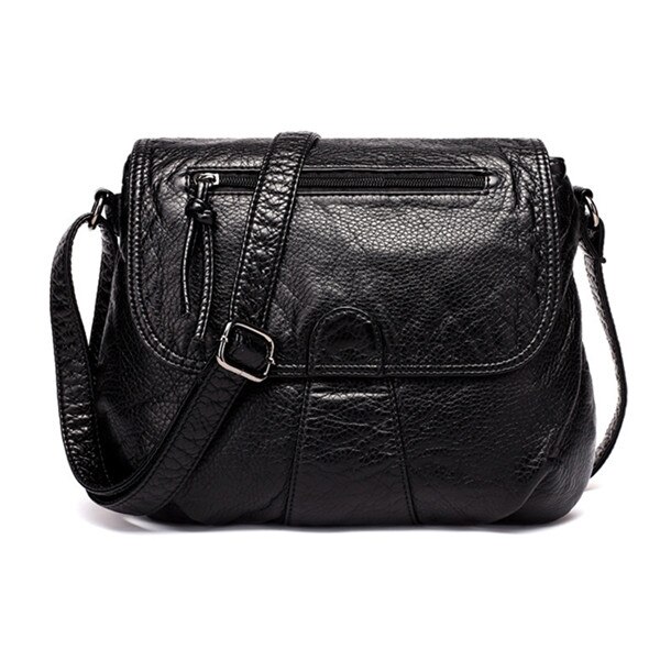 Mark Maddox Zwarte Kleine Vrouwen Messenger Bag Zachte Gewassen Pu Lederen Crossbody Bag Vrouwelijke Handtas Portemonnees Tassen Voor Vrouwen: Black1