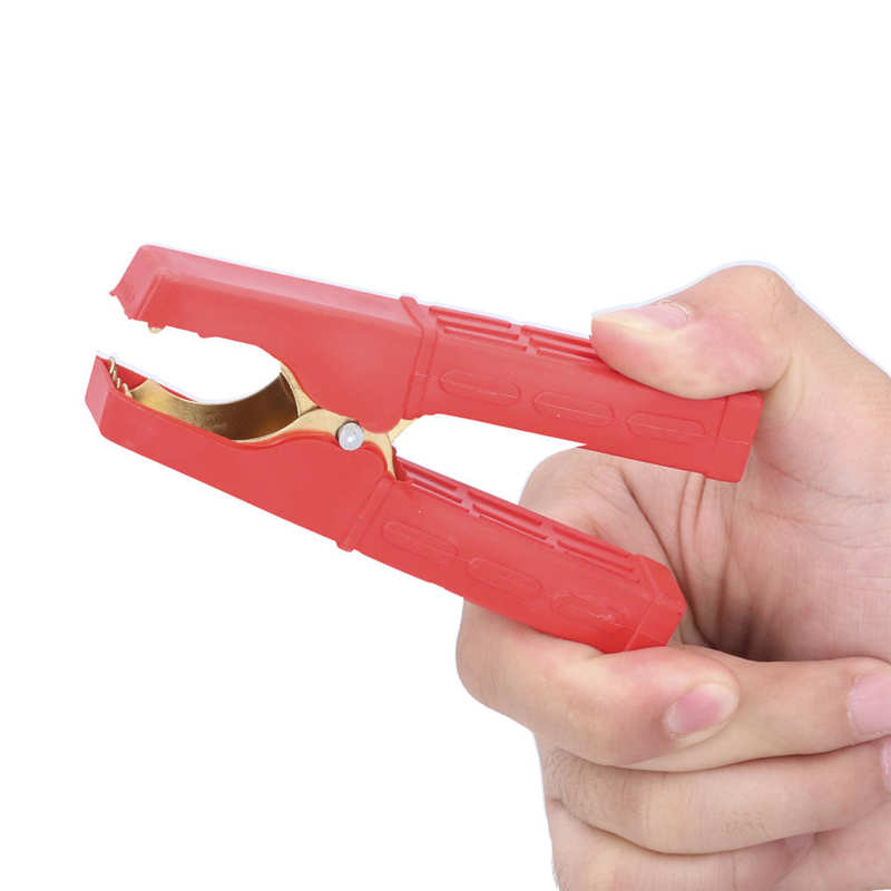 10pcs Battery Cable Clamps 100A Charging Crocodile Clips Pure Copper Vehicle Accessory Wire Cable Clamp Car Tools