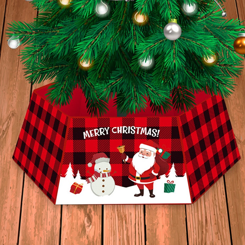 Rode Kerstboom Kraag, Kerstboom Ring, eenvoudig Te Set Boom Rok Boom Base Cover Te Versieren Uw