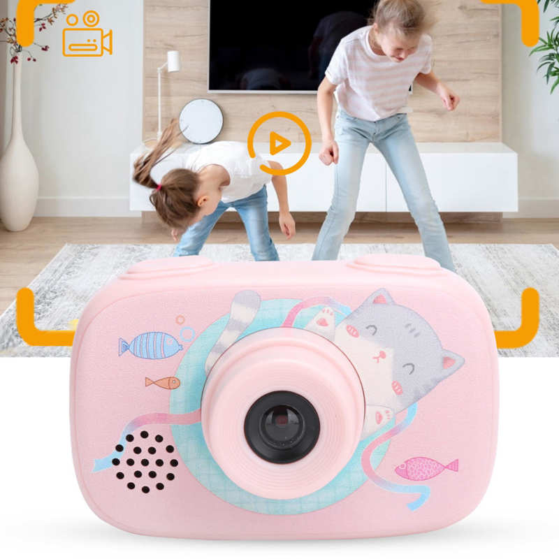 T2 Hd 1080P 2in Ips Screen Kids Digitale Camera Speelgoed Video Camera Abs Kinderen