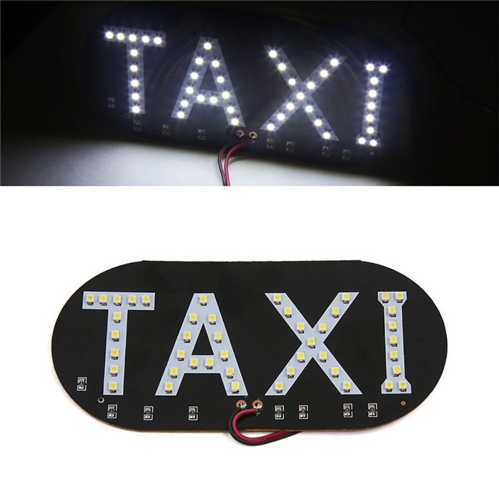 Universele Taxi Voorruit Voorruit Sign Led Licht Auto Hoge Helderheid Lamp Universele Auto Styling Accessoires Interieur