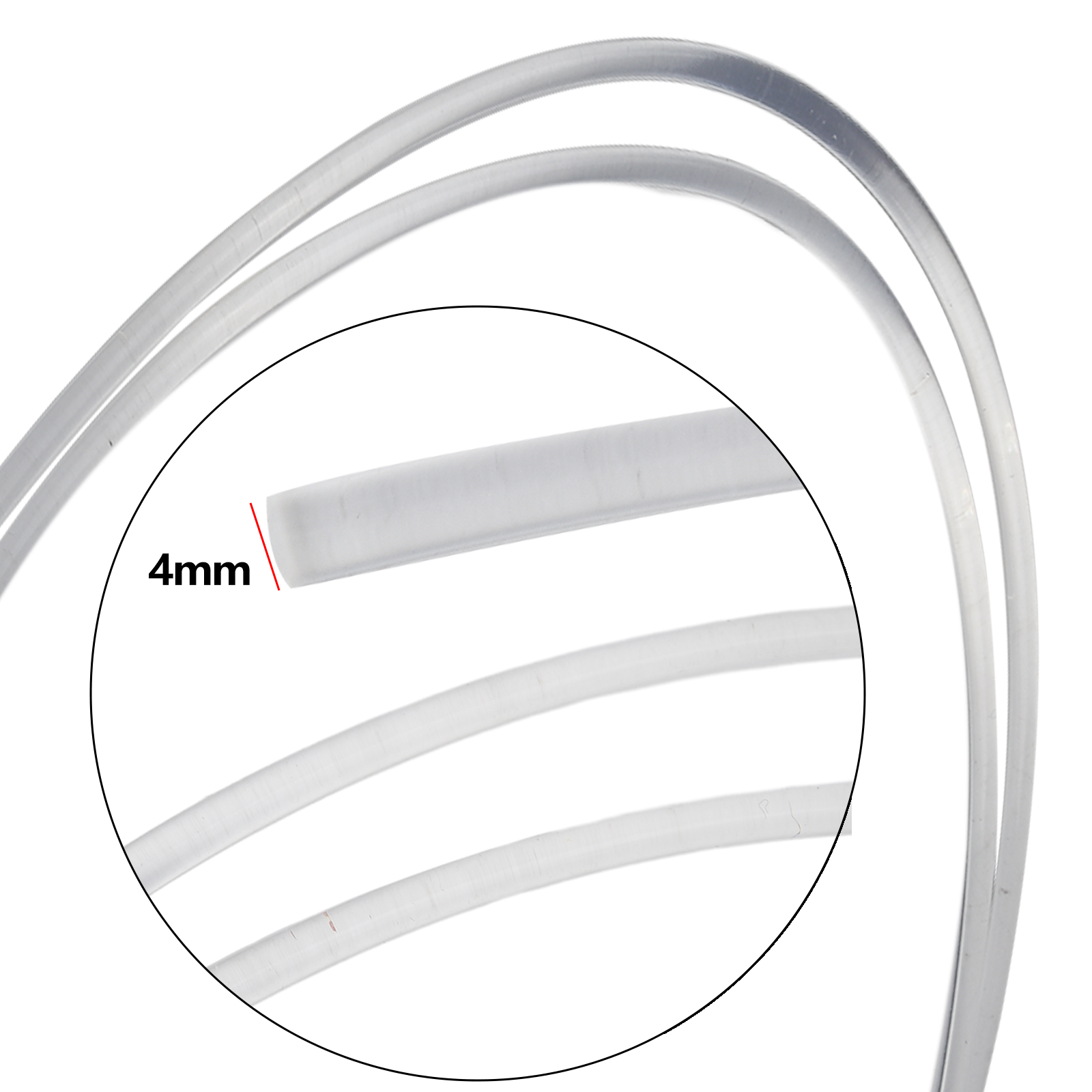 Pmma sideglødende optiske fiberkabler 1.5/2/3/4mm led-optiske kabler for biler takbelysning lyssterke festlys fargerik dekor