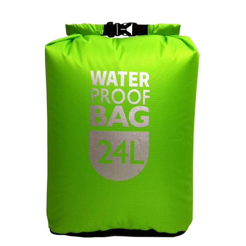 Na świeżym powietrzu 6L12L 24L worek wodoszczelny Dry Bag opakowanie worek basen Rafting kajak rzeka Trekking pływający żeglarstwo kajakarstwo: Green24L