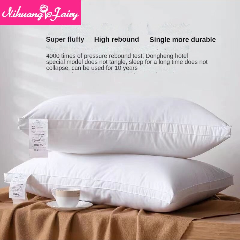 Huippuluokan höyhen samettityynyn ydin japanilainen viiden tähden hotellityynyn ydin auttaa nukkumaan aikuisen niskatyyny koti makuuhuone sänky tyyny
