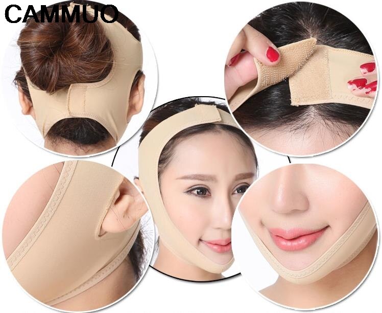 Face V Shaper Facial Slimming Bandage Chin Face Mask Relaxation Lift Up Belt Shape Lift Reduce Double Face Thining Band Massage