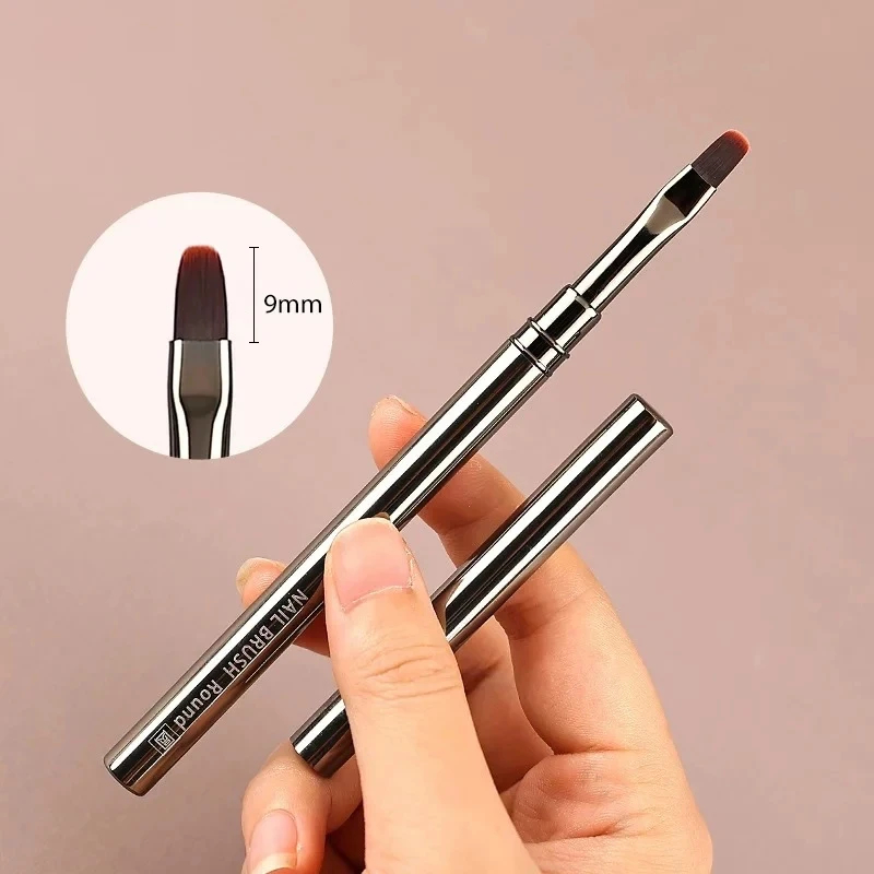 14 Größen Nail Art Pinsel Metallgriff Nail Liner Pinsel Streifenmuster Malpinsel Acryl UV Gel Verlängerung Zeichnung Schnitzstift