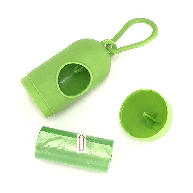 1 pc praktiske kjæledyrhund bæsjposer dispenser avfall søppelholder dispensere + bæsjposer sett kjæledyr hunder søppelrenseprodukter