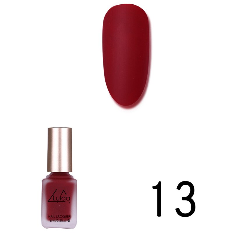 Matowe lakier robić paznokci matowy efekt przyjazne dla środowiska aksamit gładki lakier robić paznokci LDO99