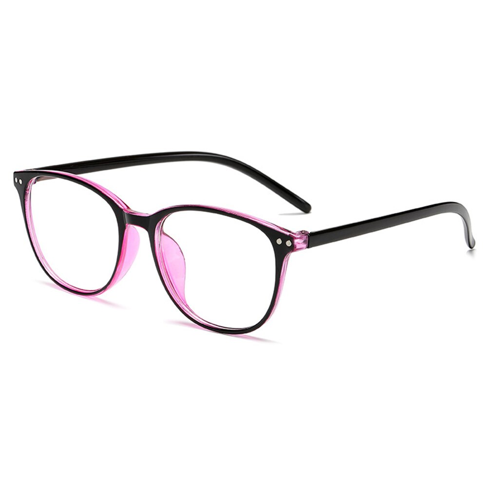 Office Anti Blue Light Glasses Men Computer Glasses Gaming Transparent Eyewear Frame Women Anti Blue ray Eyeglasses: Red