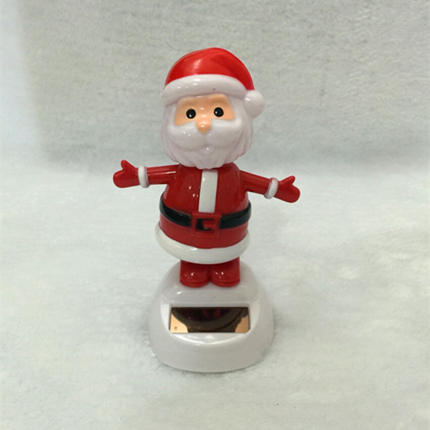 Santa Claus Solar Auto Schwingen Sonne Blume Schütteln Kopf Float Auto Innen Dekoration Unisex Kunststoff