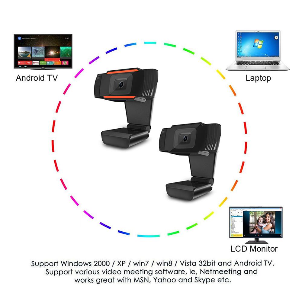 ViBAO-cámara Web de alta definición K20 4K 2592x1944, USB 2,0, ángulo de visión Horizontal de 67,9 °, con micrófono 1080P