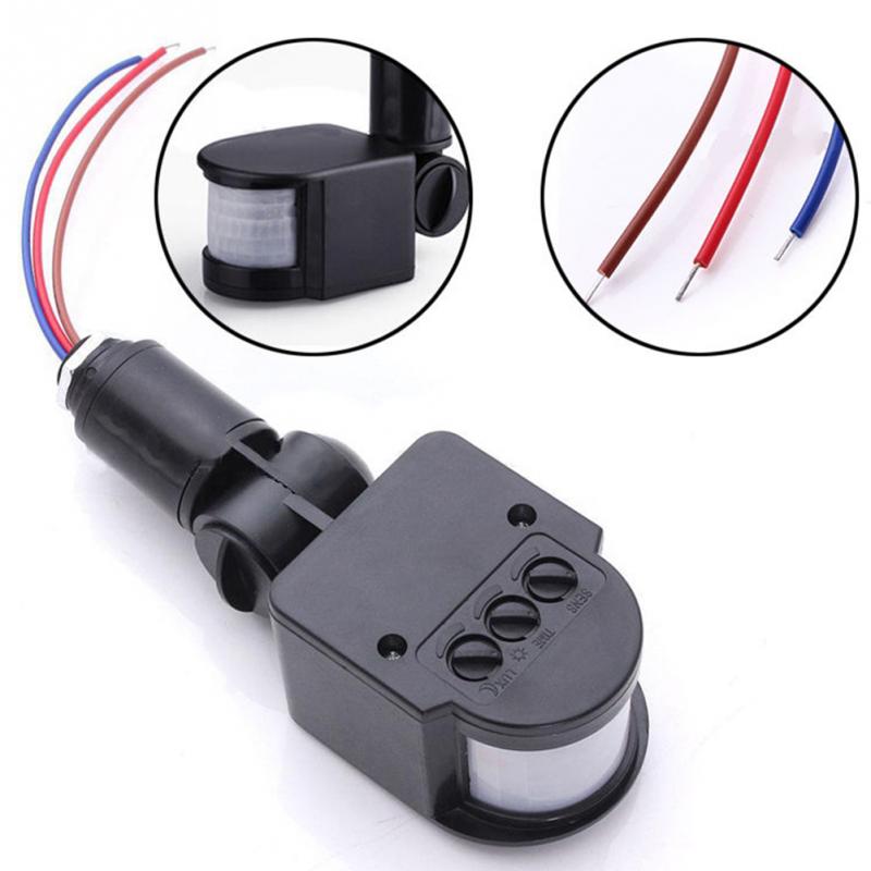 Motion Sensor PIR Infrared Light Switch AC 90-250V 12V 8V Automatic Induction Sensor Light Outdoor Indoor High Sensitive