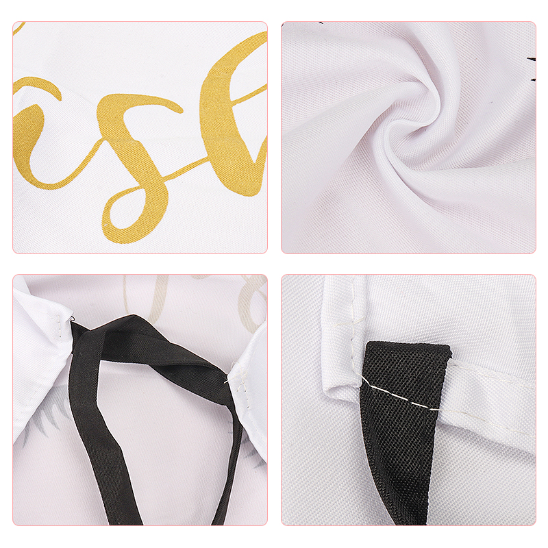 Bronzing Eyelash Pattern Grafted false eyelash Apron Women Adult Home Cooking Baking Cleaning Aprons Bibs Kitchen tools