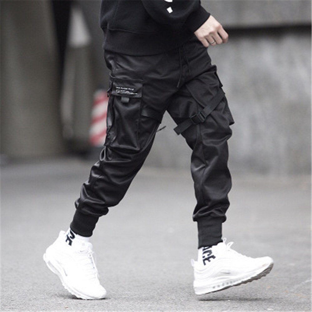 Heren Joggers Broek Zwarte Broek Zweet Broek Streetwear Dance Sport Joggingbroek Casual Trekkoord Hip Hop Broek Heren Kleding