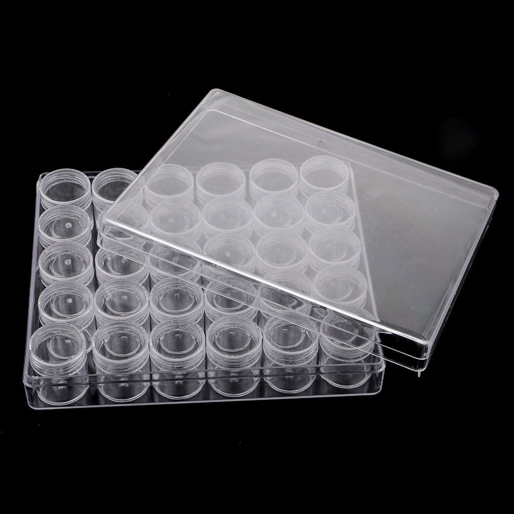Plastic 30 Slots Sieraden Kleine Craft Kralen Opbergdoos Organizer Containers Potten