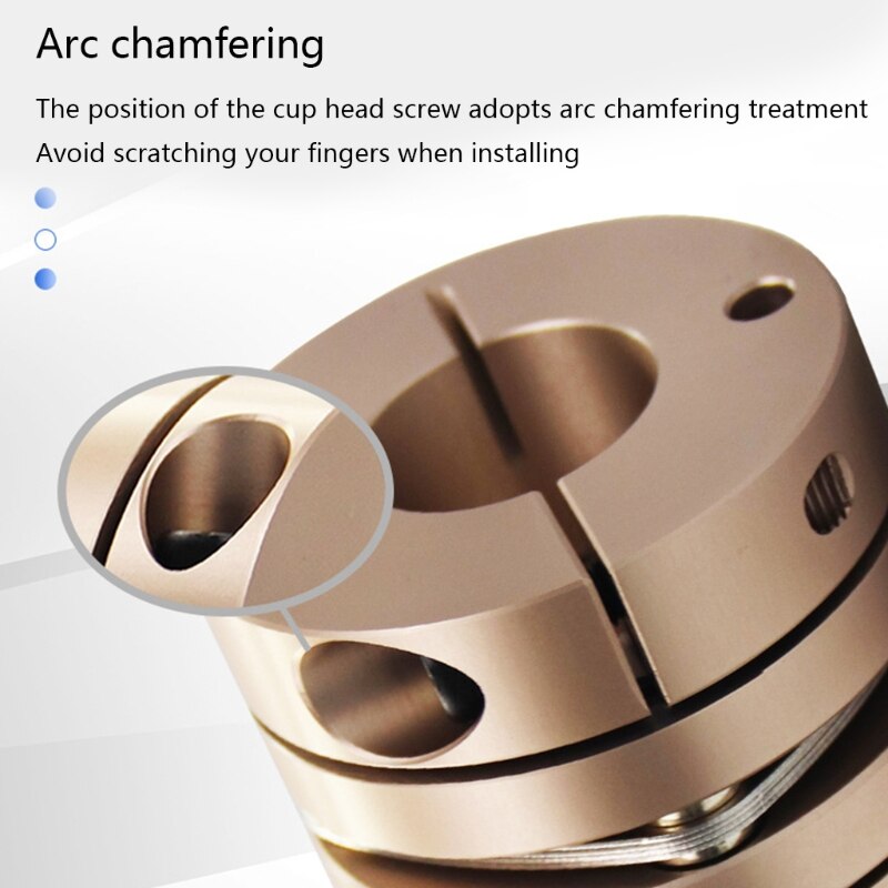 Flexible Coupler High Precision Screw Servo Motor Coupler Connect Accessory Connecting Shafts Flexible Coupler M4YD