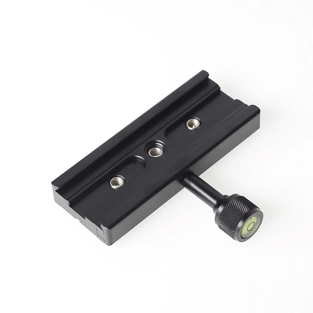 XILETU QR-120 universale morsetto di serraggio + PU-120 piastra a sgancio rapido 1/4 '-3/8 pollici vite per treppiede e monopiede lunghezza 120mm * larghezza 38mm