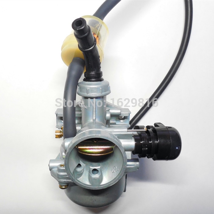 Carburador Keihin de 19 mm para motocicleta PZ19 para 50 ~ 70 ~ 90 CC ATV buggy kart o motor horizontal (mecanizado CNC, buena )