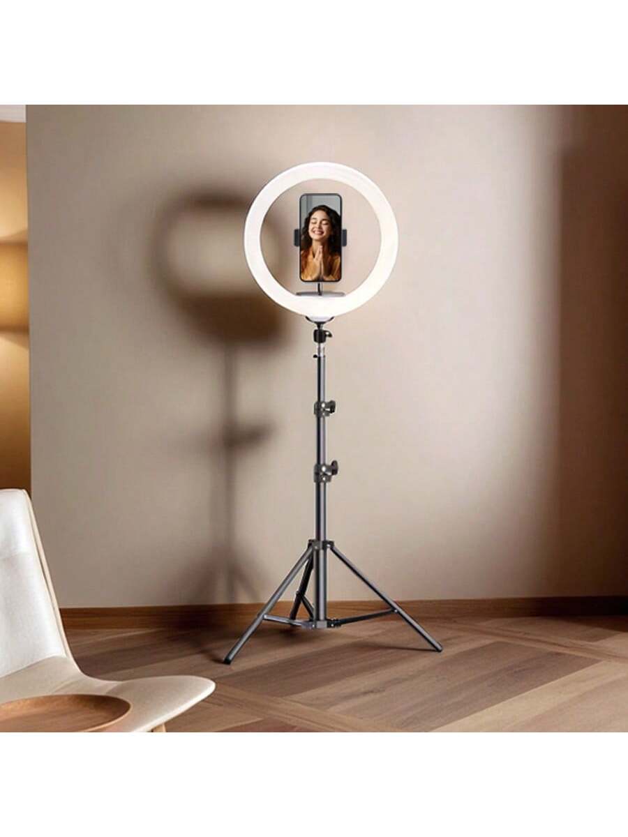 12-inch ringlichtstatief USB Remote Ring Selfie Light met statief Verlicht uw schittering: Default Title