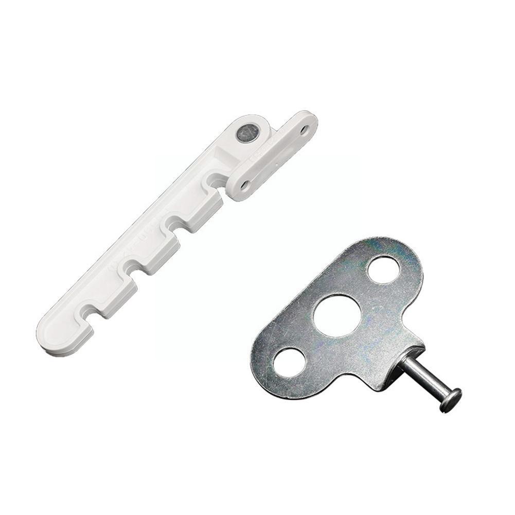 Limitador de ventana y puerta de apertura interior, gancho de viento, Ventilación de viento, soporte para niños, abrazadera de retenedor, cerradura de seguridad Q4W7
