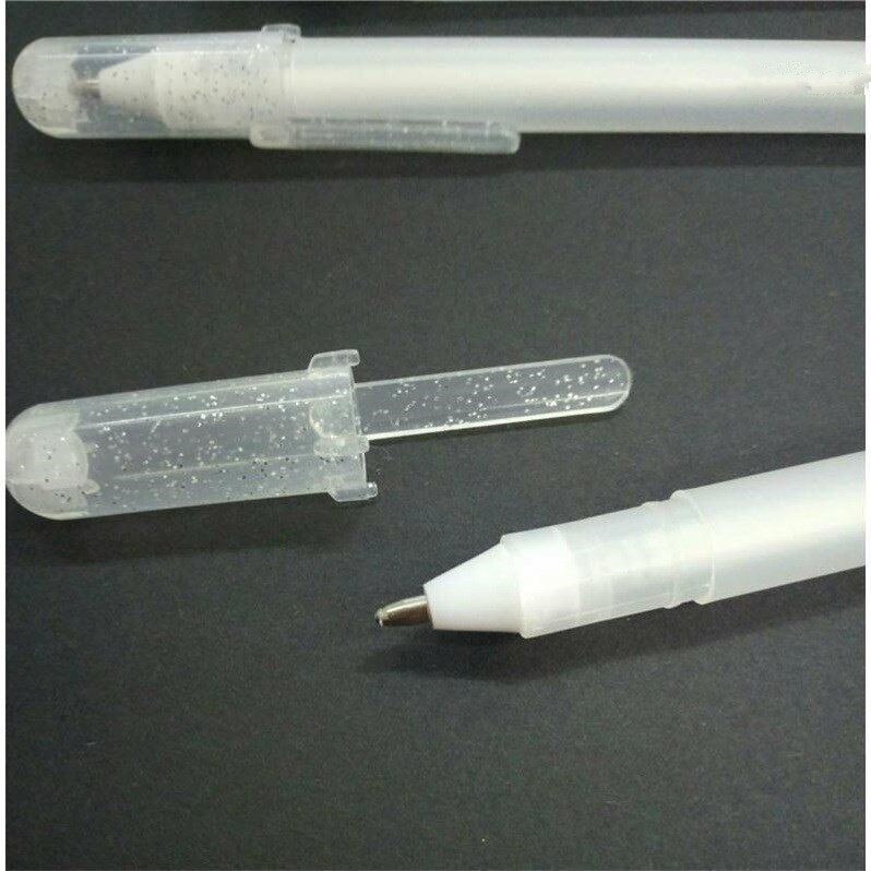 1PC 0.8MM White Highlight Pen Student Sketch Drawing Graffiti Art Markers Comic Hook Liner Pen Stationery Art Supplies: Default Title