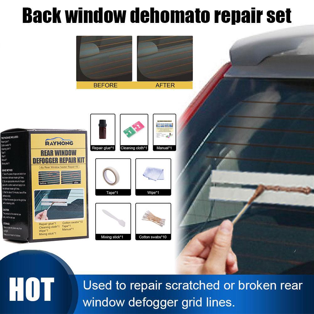 Auto Heckscheibe Defogger Reparatur satz DIY Schnell reparatur gitter gebrochene Linien Pflege Defroster Auto Bausatz Heizung Zubehör zerkratzt f6f8