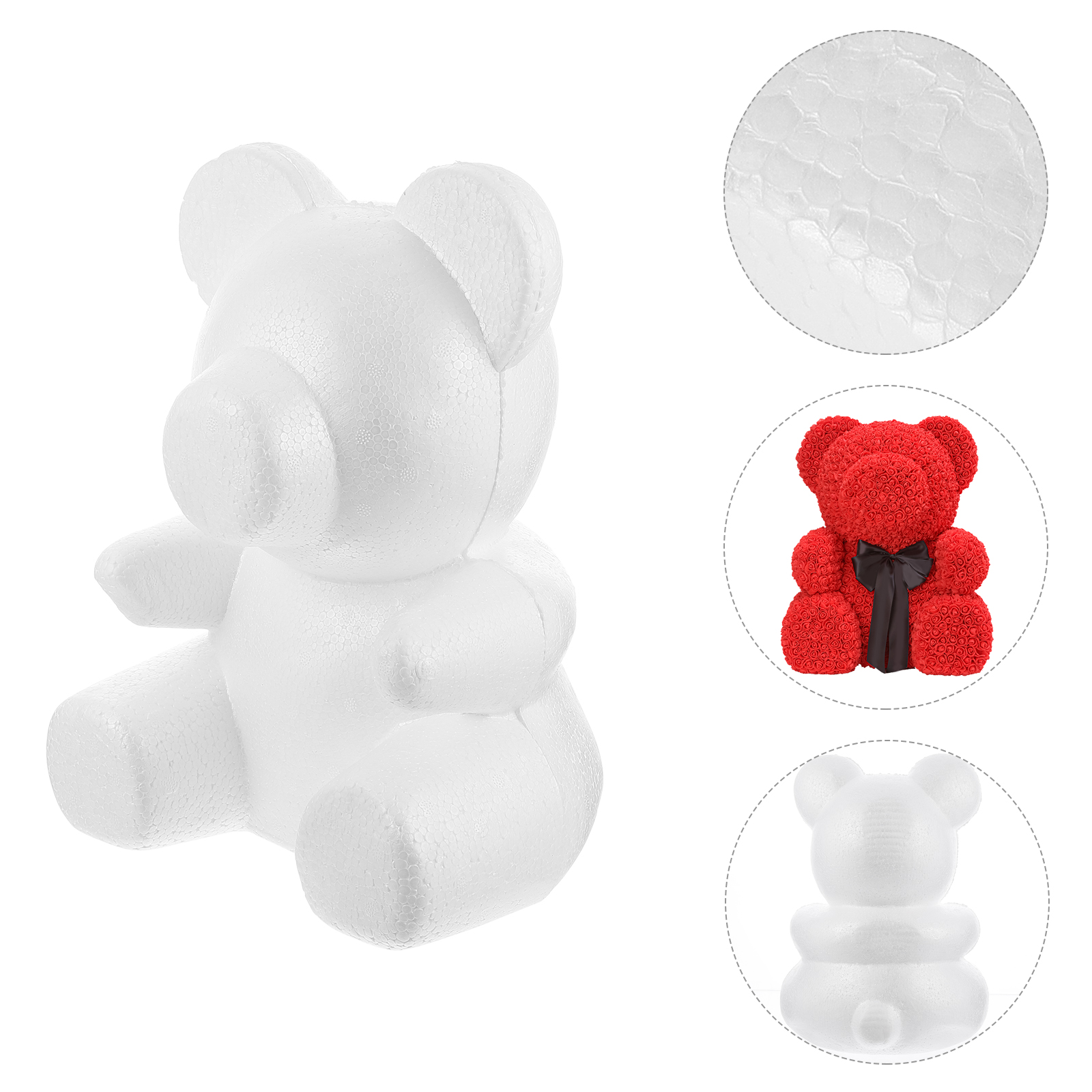Styropor Bären Bär bilden für DIY Rose Bär oder Hochzeit Party Dekor Verwenden: Ursprünglich Titel