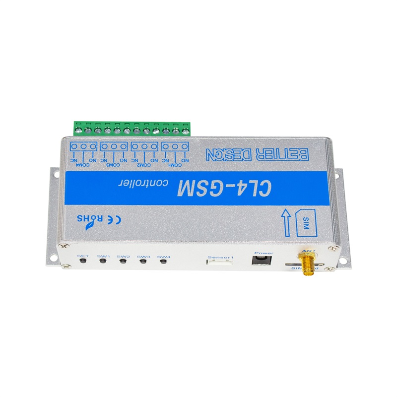 4-Kanal-Relais CL4-GSM SMS GSM APP kabellos Regler GSM-Empfänger für riss Elektrischer Türöffner Sperrpumpenmotor