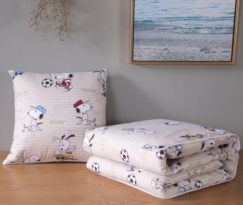 2 in 1 Herbst/Winter Faltbare Kissen Decke Patchwork Decke Decke Auto Sitzkissen Sofa Büro Nickerchen Kissen Für stühle Zurück: 02