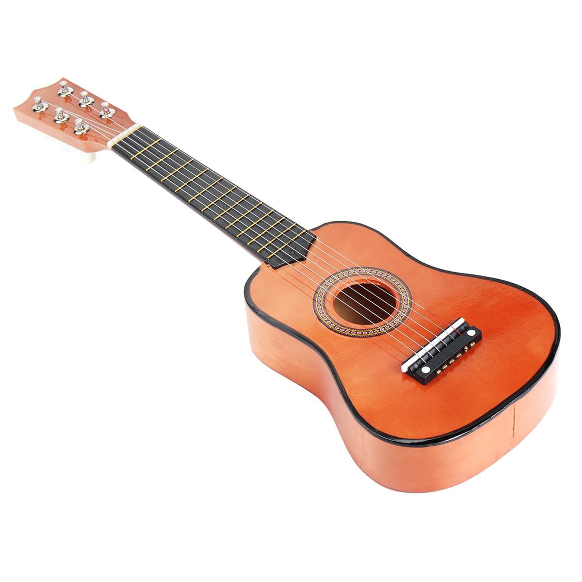 21 Inch 6 String Mini Ukulele Acoustic Guitar with Pick 3 Colors Children Stringed Musical Instruments For Beginners Lovers