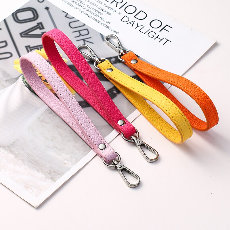 Alle-Match Clutch Bag Strap Portemonnee Riem Vrouwen Pols Zak Riem Effen Kleur Vrouwen Eenvoudige Handvat Purse Bag Riem vervanging