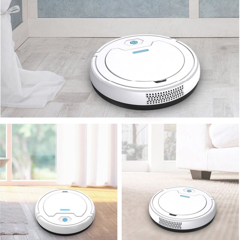 Robot Stofzuiger Smart Veegmachine 1800 Pa Sterke Zuigkracht Automatische Reiniging Oplaadbare Anti-Crash Vegen Robot