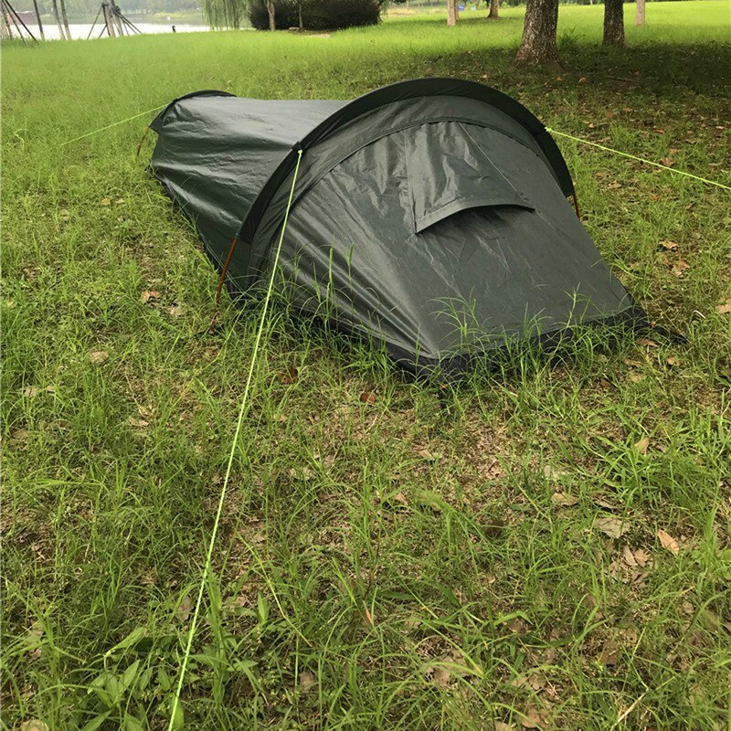 Sac à dos tente Camping en plein air sac de couchage tente légère personne seule tente