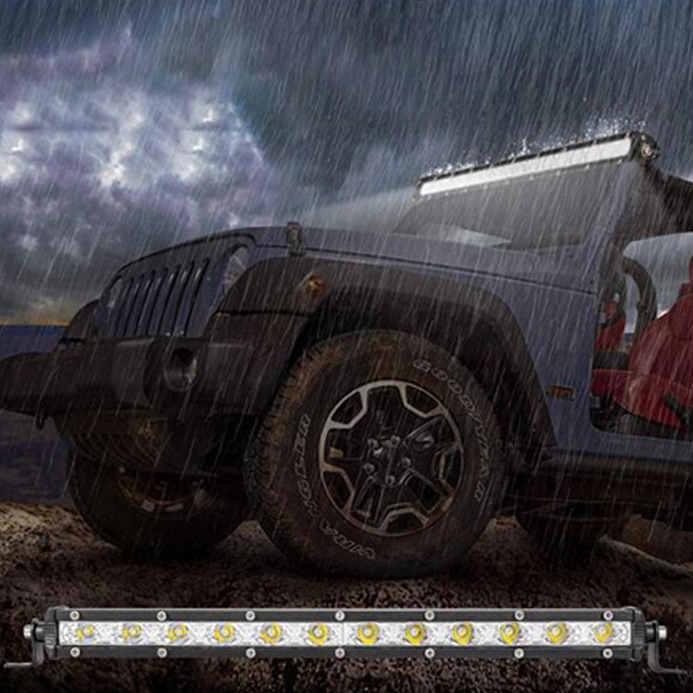 14 inches LED Light Bar Signal Row Light Bar Spot Flood Combo Off Road Light Waterproof Slim Light Bar