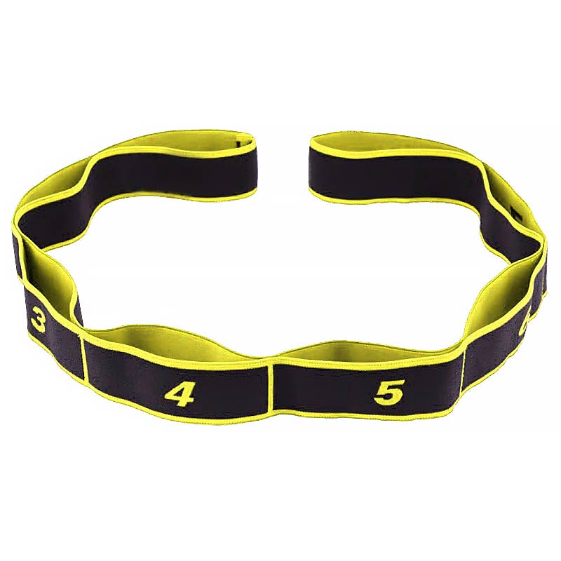 Yoga Zugband - Elastisches Stretchband - Strapazierfähiges Widerstandsband für Fitness, Gym, Pilates: Gelb