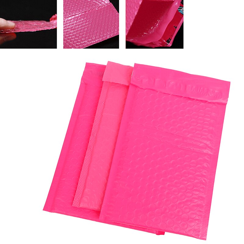 1pc Bubble Mailers Padded Envelopes Envelope Bag For Book Magazine Lined Mailer Self Seal Pink Pearl film Mail