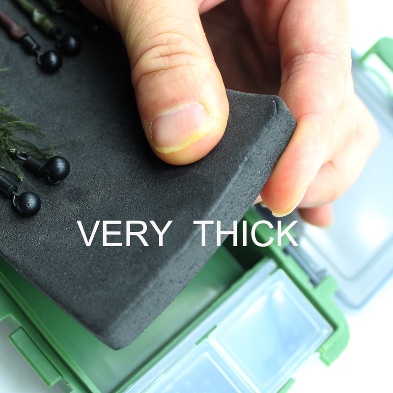 Carp Fishing Rig Box Hair Rig Wallet Carp Fishing Tackle Box Stiff Hair Rig Board with Pins Storage Box For Fishing Line