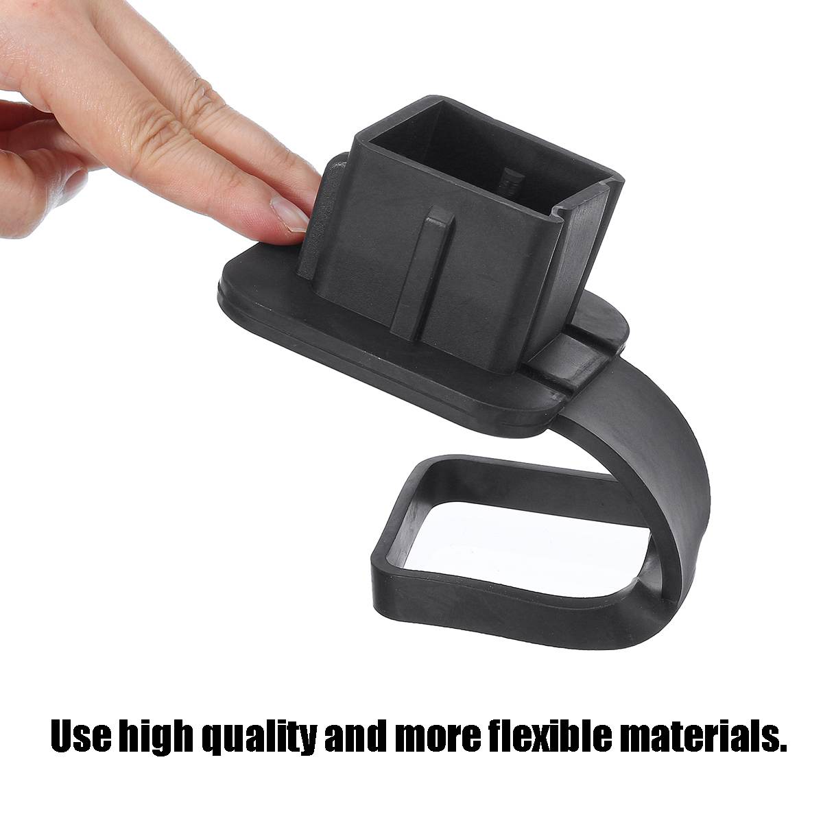 18.7x8cm Trailer Hitch Receiver Cover 2 Inch Auto Trailer Hitch Cover Plug Caps Rubber Dust Protector For Toyota 4 Runner RAV4