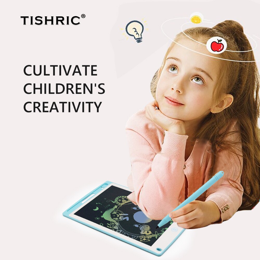 TISHRIC Digital Drawing Tablet KIds Lcd Writing Tablet Graphics Tablet Handwriting Pads Electronic Ultra-thin Graphic Board