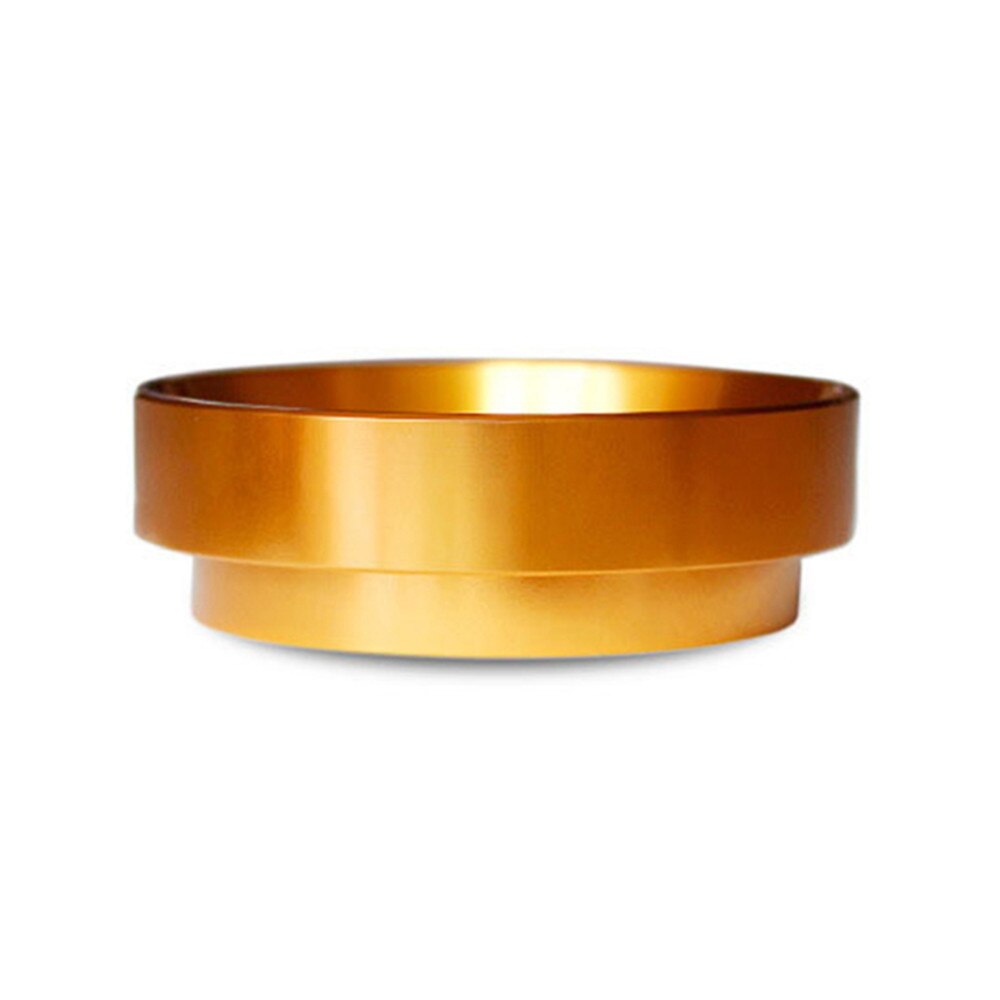 51/58mm kaffedoseringsringe i rustfrit stål bryggeskål kaffepulver espresso barista tragt portafilter kaffefilter tamper: 58mm guld