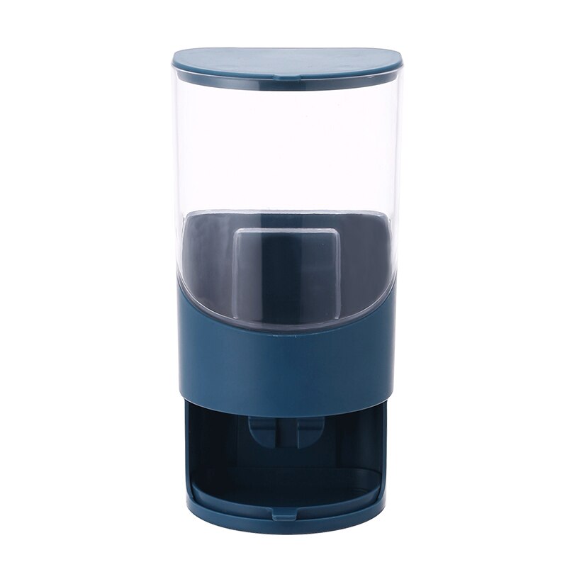 Dispenser Cooking Oil Bottle No Drip Organizer Storage Olive Oil Pourer Set Wall Mounted Lid Azucarero Table Utensils OC50TL: blue