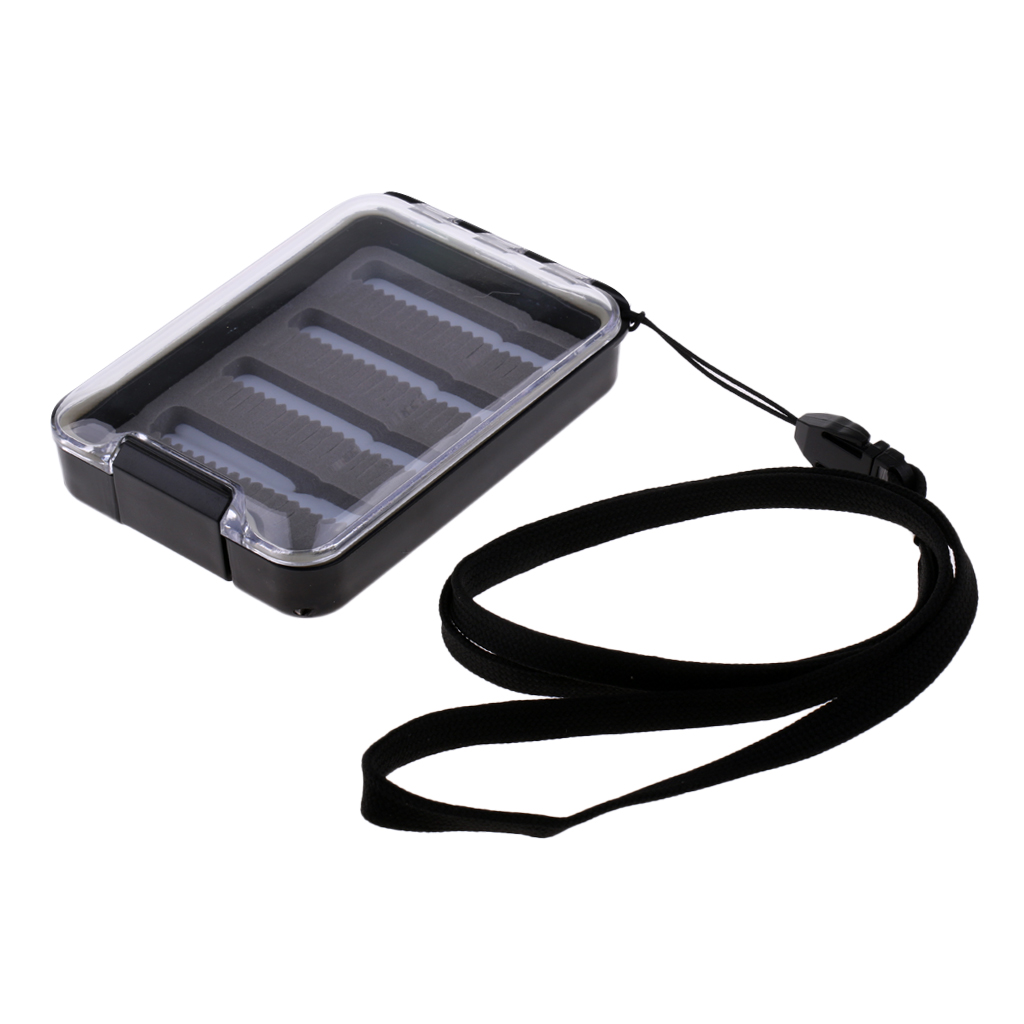 ABS Plastic Waterproof Pocket Fly Fishing Box Slid Foam Insert Flies Storage Fly Box Fishing Tackle Boxes
